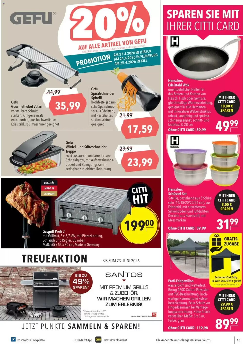 CITTI Markt Prospekt (ab 22.04.2026) zum Blättern - Seite 19