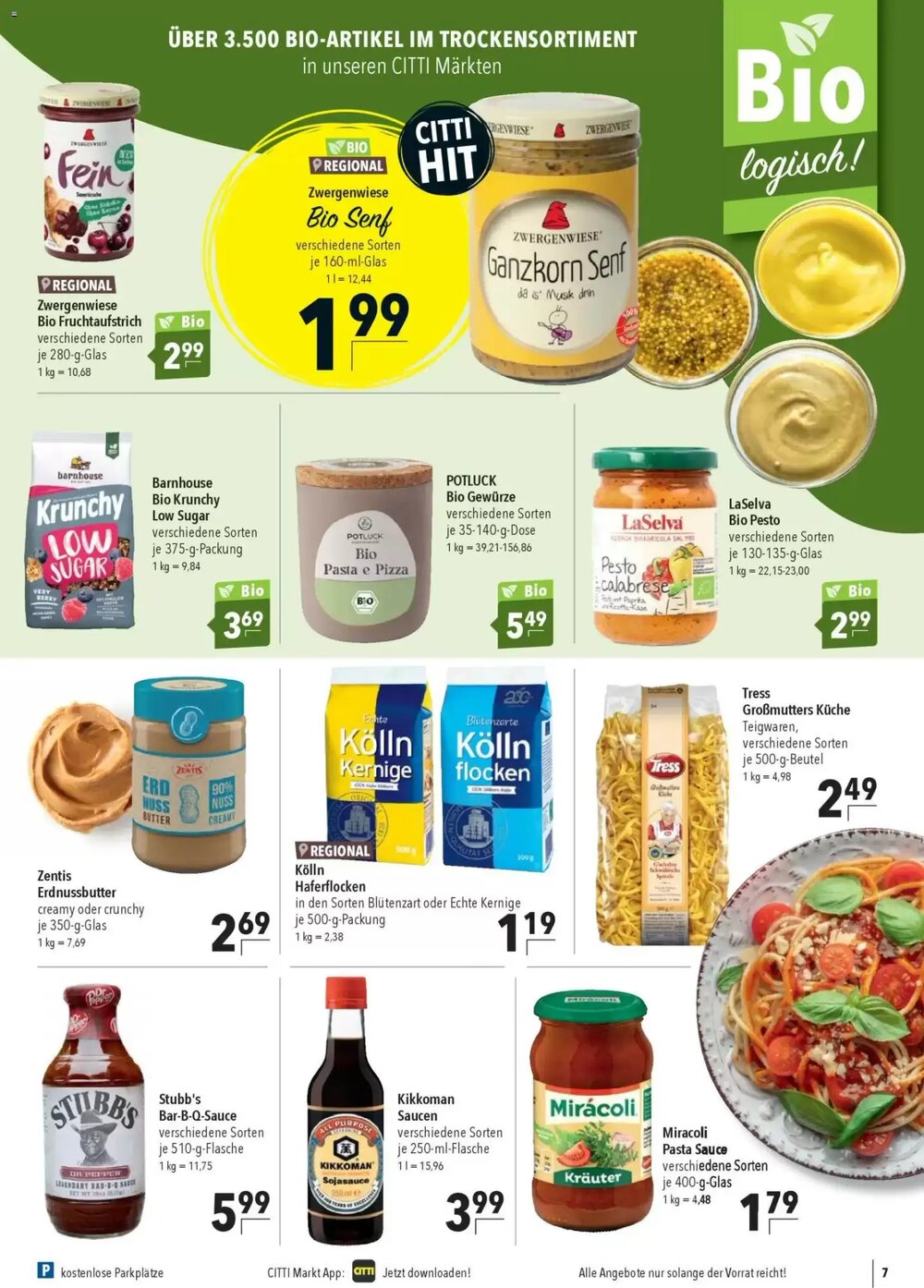 CITTI Markt Prospekt (ab 22.04.2026) zum Blättern - Seite 7