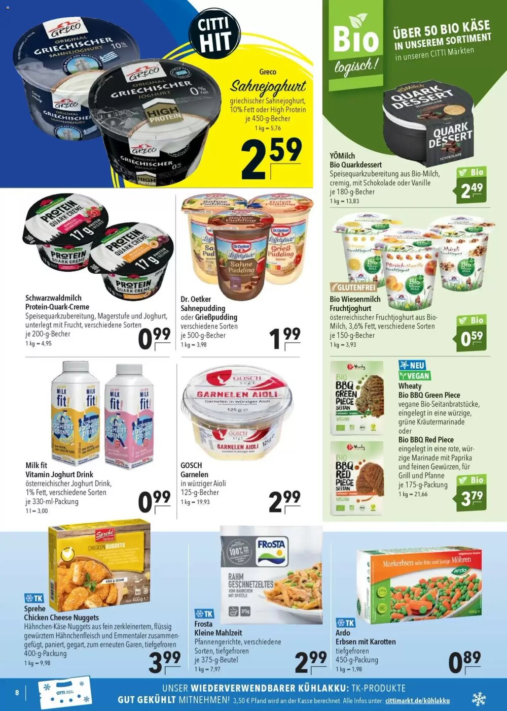 CITTI Markt Prospekt (ab 22.04.2026) zum Blättern - Seite 8