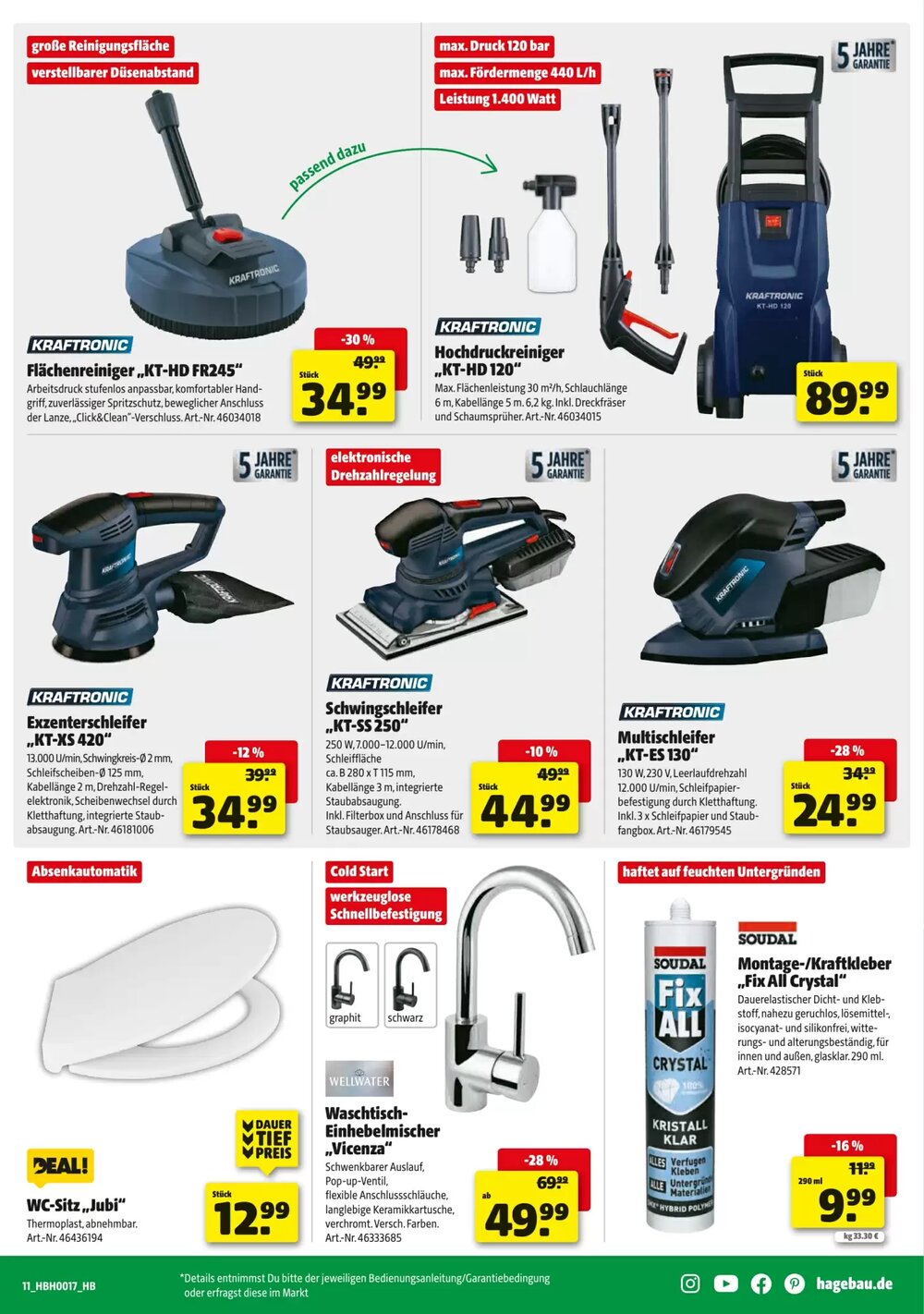 Leitermann Baumarkt Prospekt (ab 22.04.2026) zum Blättern - Seite 11