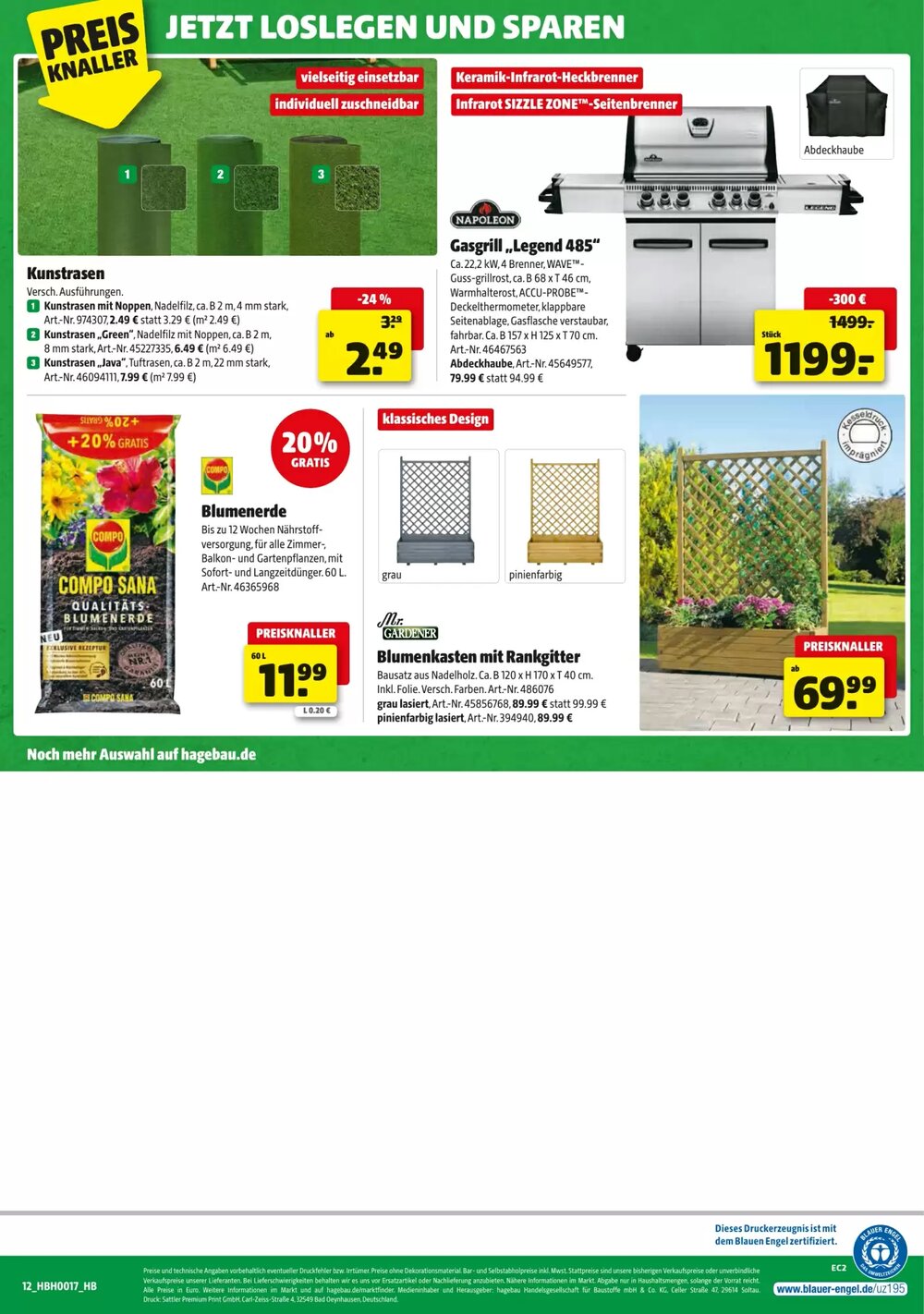 Leitermann Baumarkt Prospekt (ab 22.04.2026) zum Blättern - Seite 12