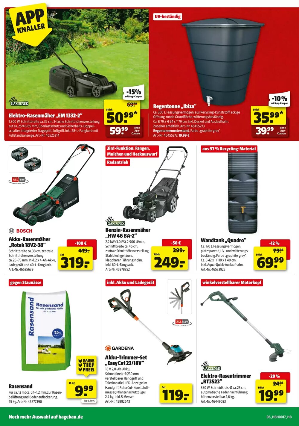 Leitermann Baumarkt Prospekt (ab 22.04.2026) zum Blättern - Seite 6