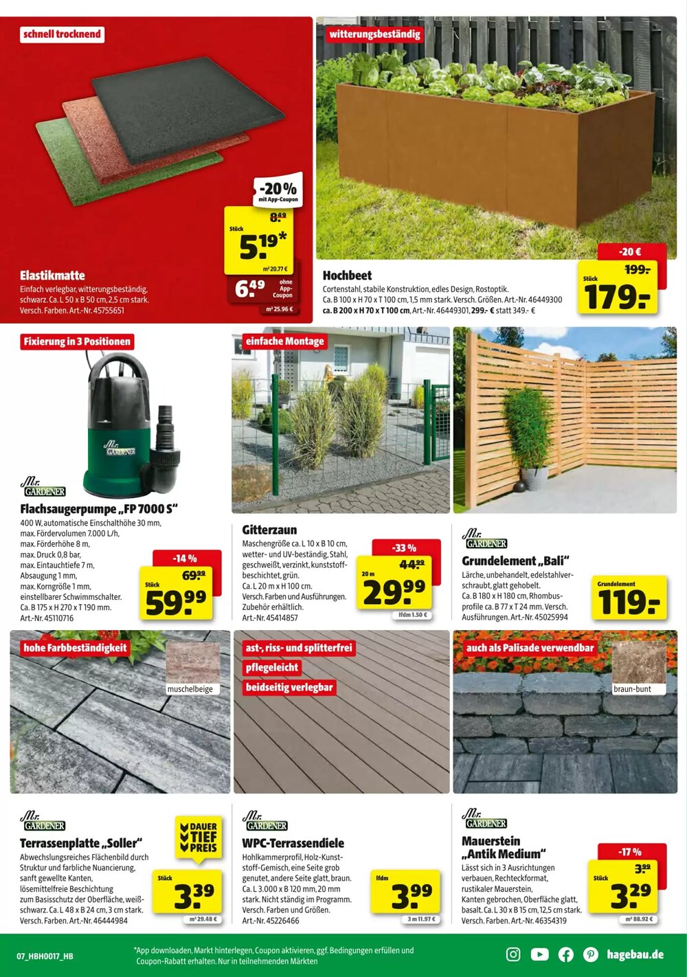 Leitermann Baumarkt Prospekt (ab 22.04.2026) zum Blättern - Seite 7