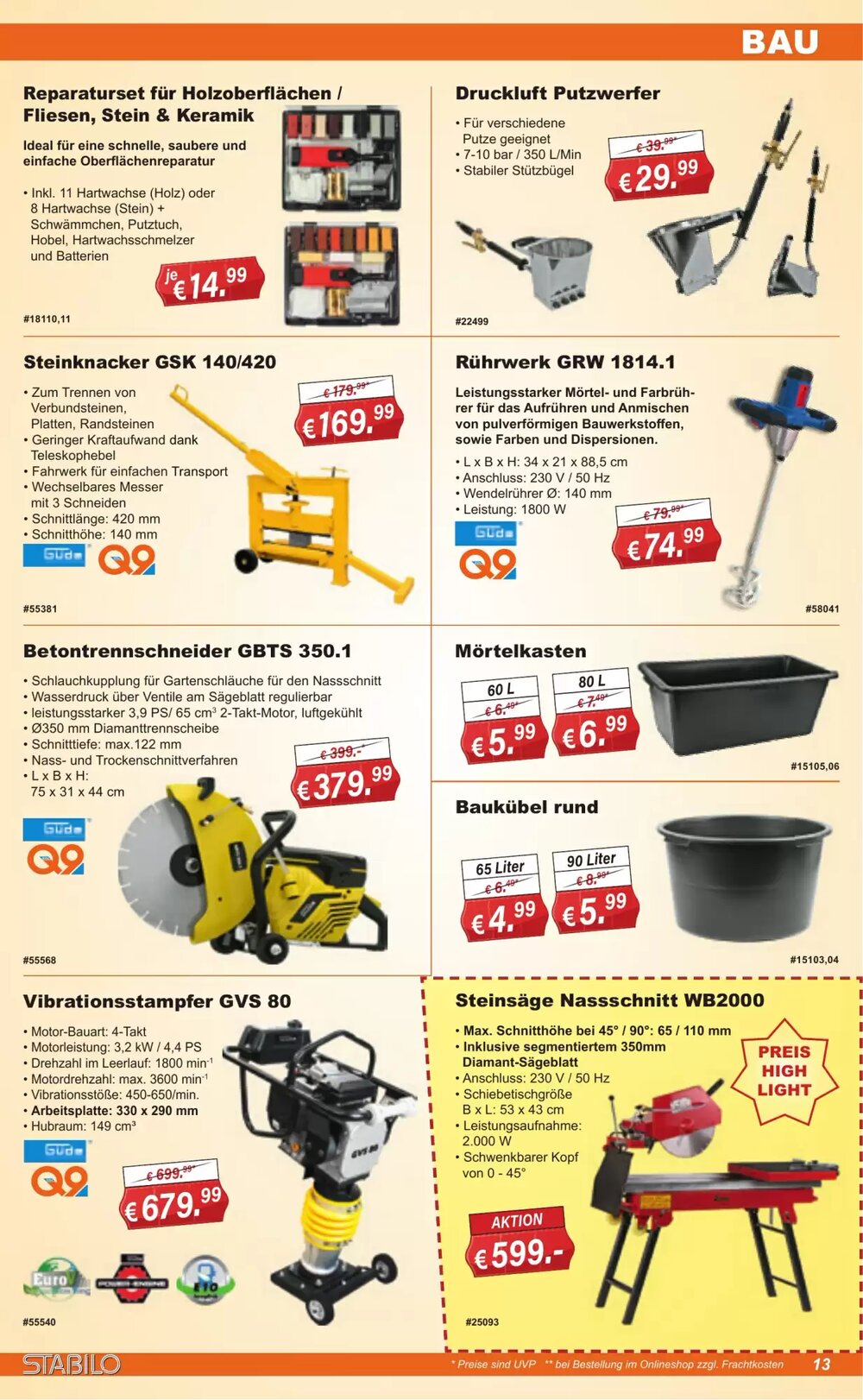 Stabilo Fachmarkt Prospekt (ab 22.04.2026) zum Blättern - Seite 13