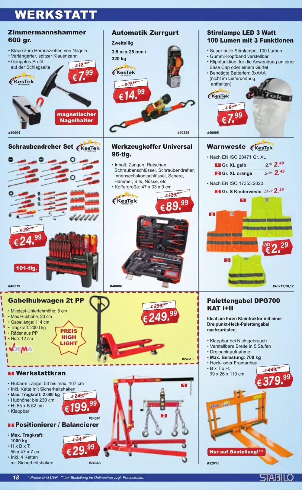 Stabilo Fachmarkt Prospekt (ab 22.04.2026) zum Blättern - Seite 18