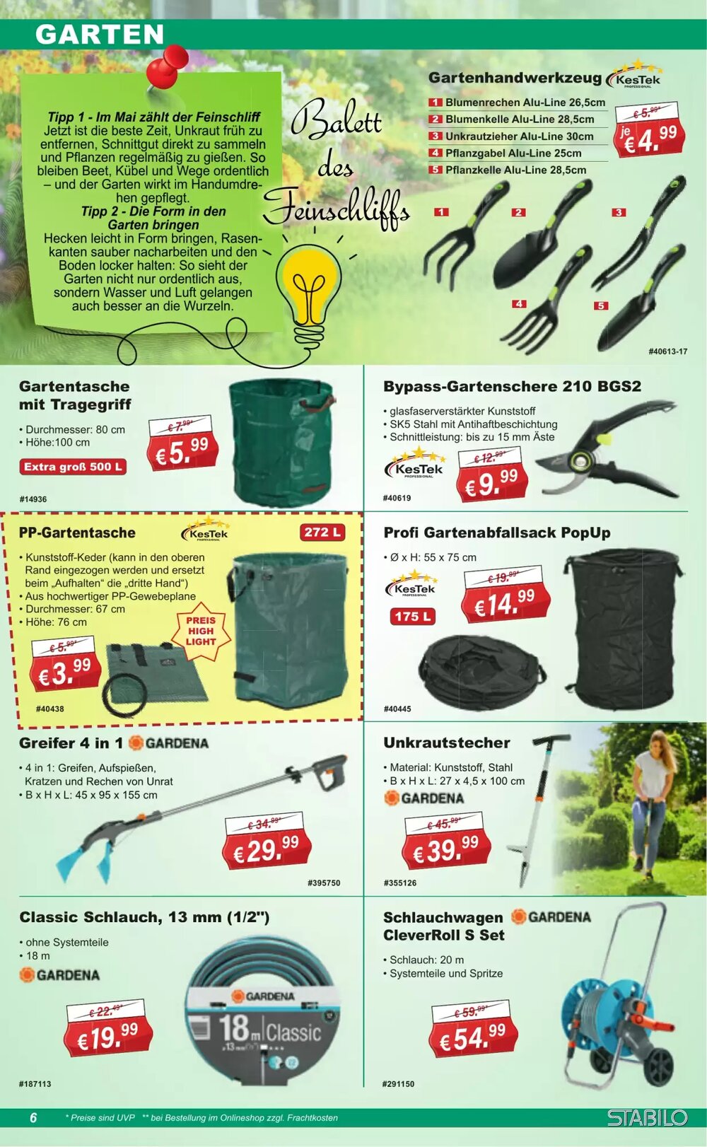 Stabilo Fachmarkt Prospekt (ab 22.04.2026) zum Blättern - Seite 6