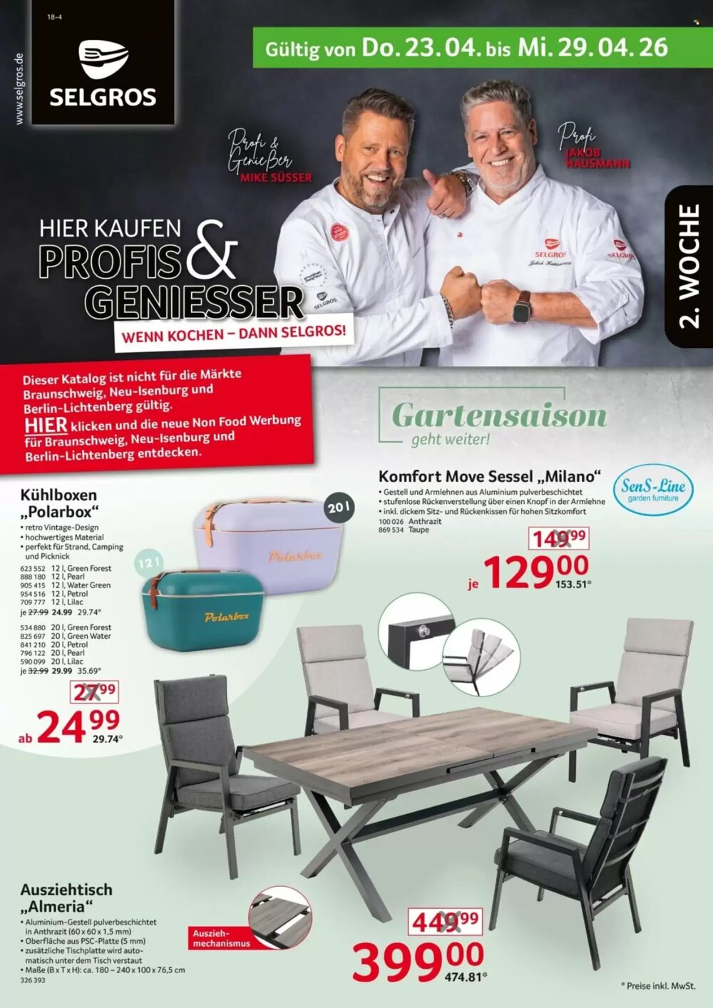 Selgros Prospekt (ab 23.04.2026) zum Blättern - Seite 1