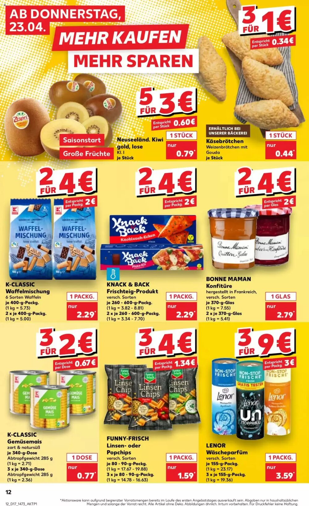 Kaufland Prospekt (ab 23.04.2026) zum Blättern - Seite 12