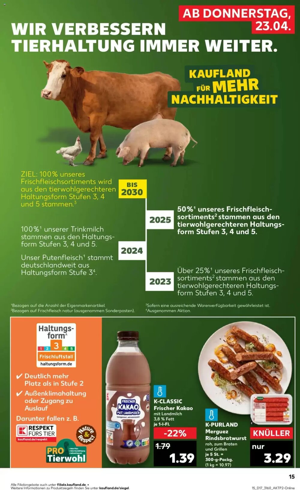 Kaufland Prospekt (ab 23.04.2026) zum Blättern - Seite 15