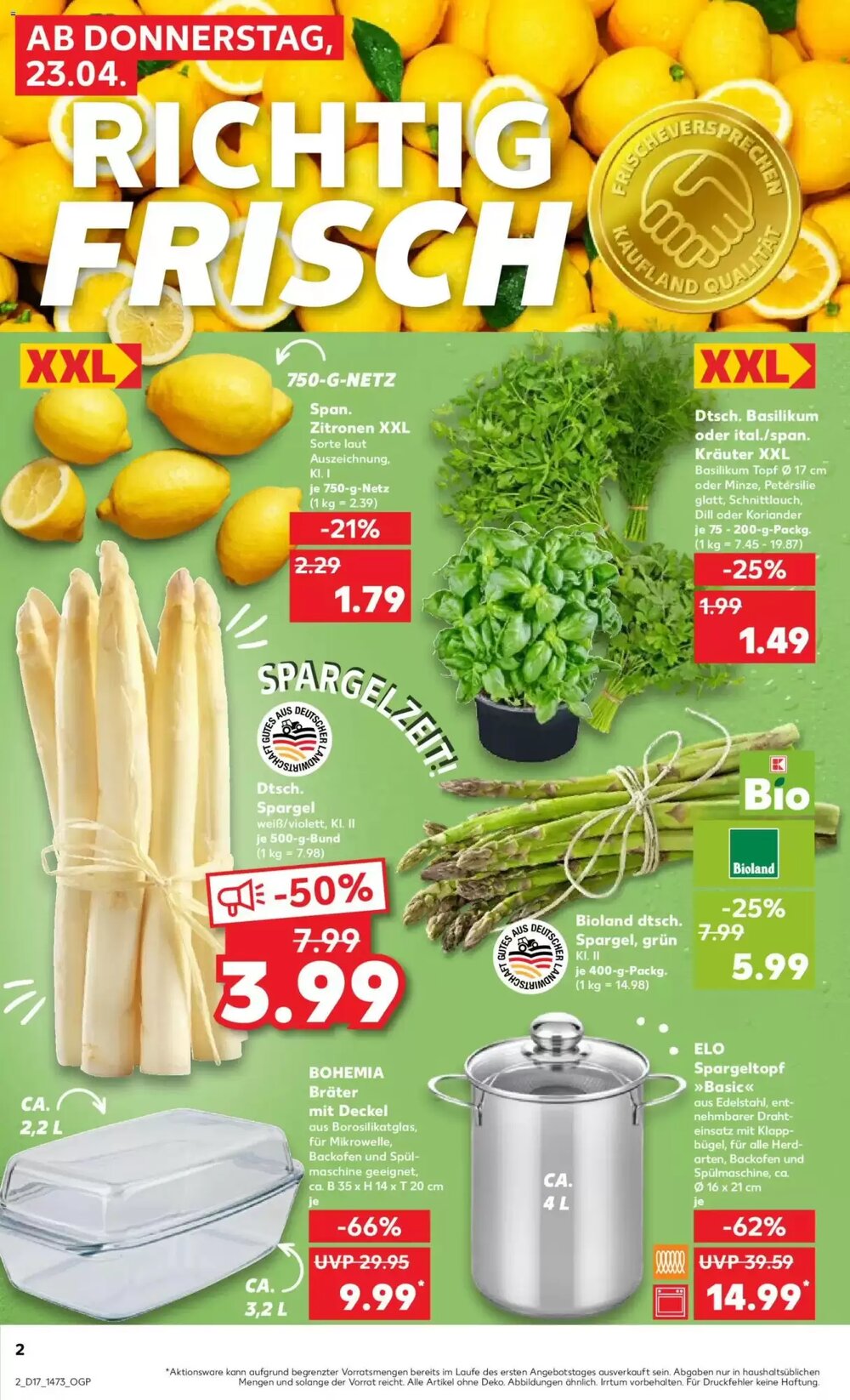 Kaufland Prospekt (ab 23.04.2026) zum Blättern - Seite 2