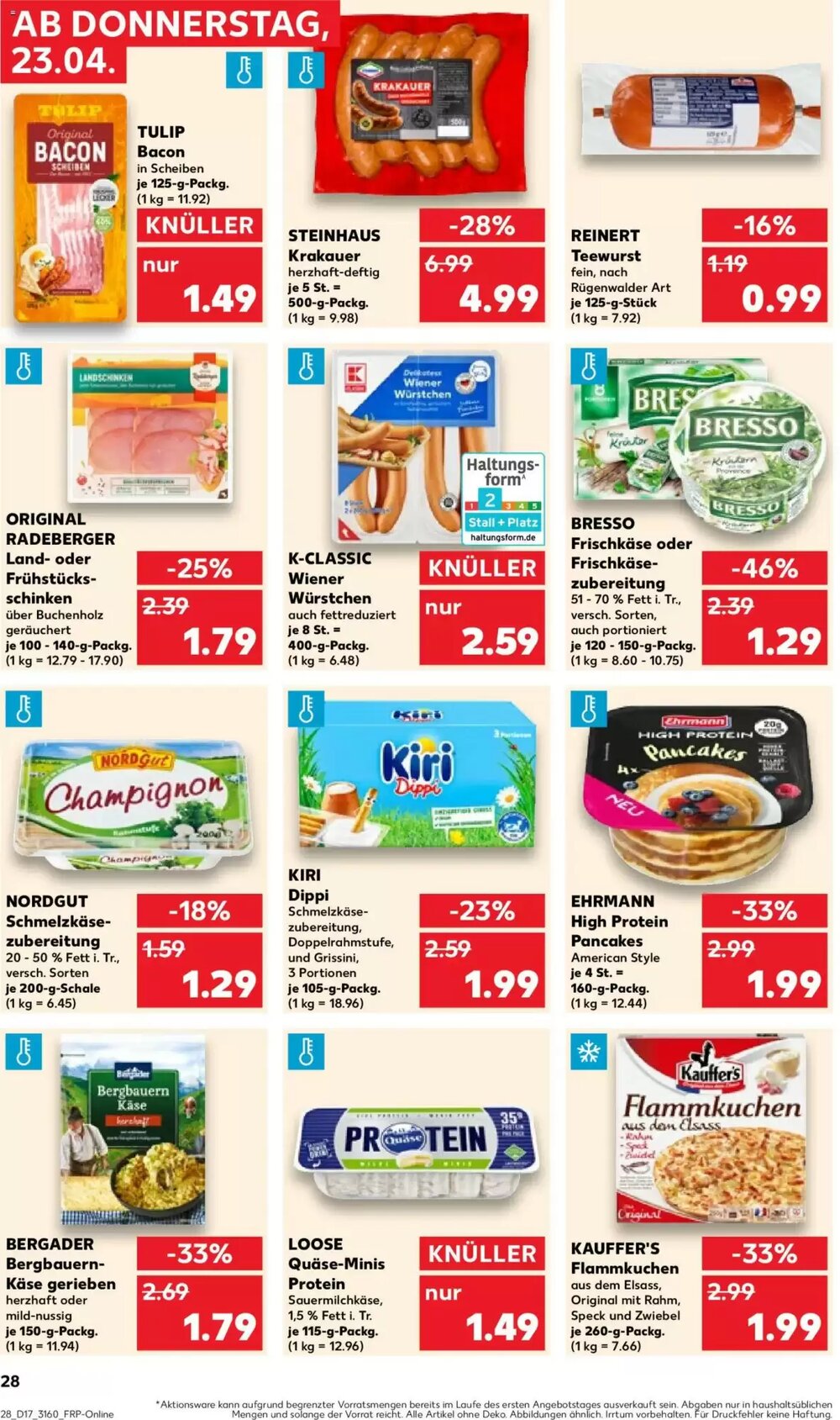 Kaufland Prospekt (ab 23.04.2026) zum Blättern - Seite 28