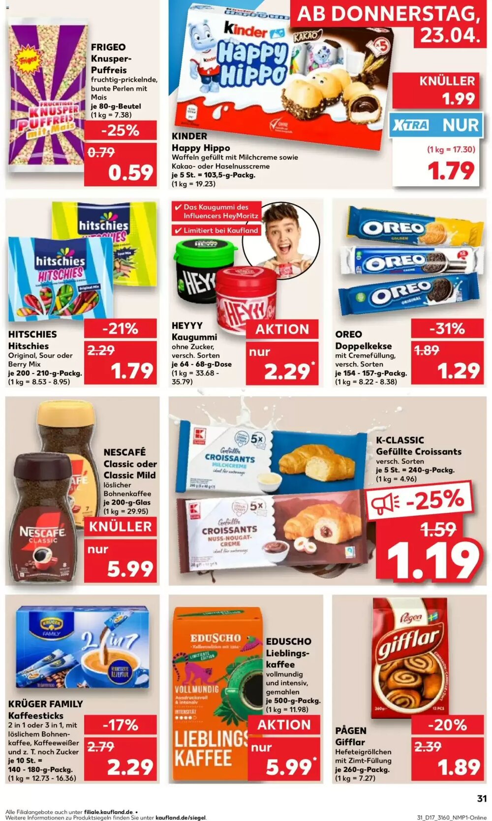 Kaufland Prospekt (ab 23.04.2026) zum Blättern - Seite 31