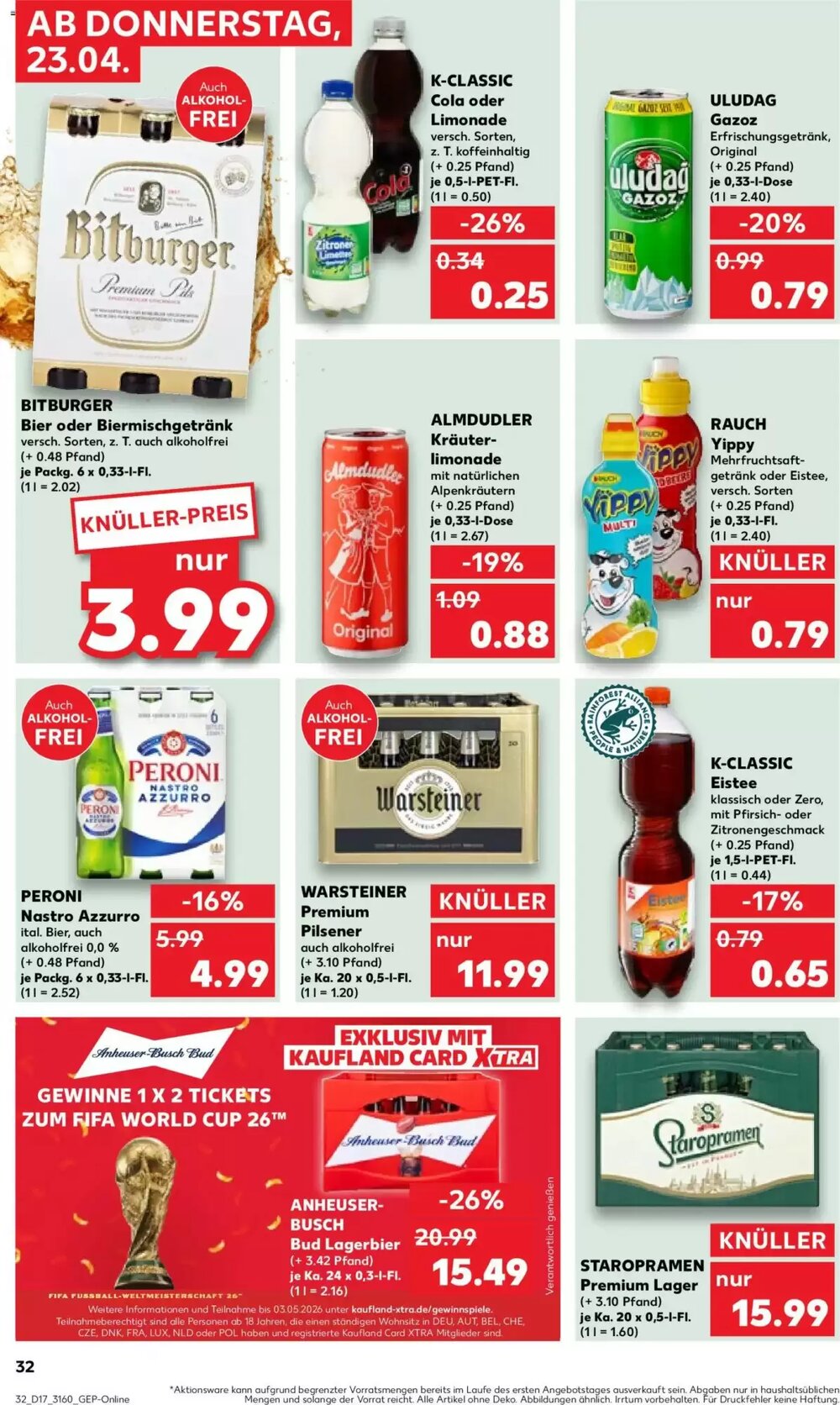 Kaufland Prospekt (ab 23.04.2026) zum Blättern - Seite 32