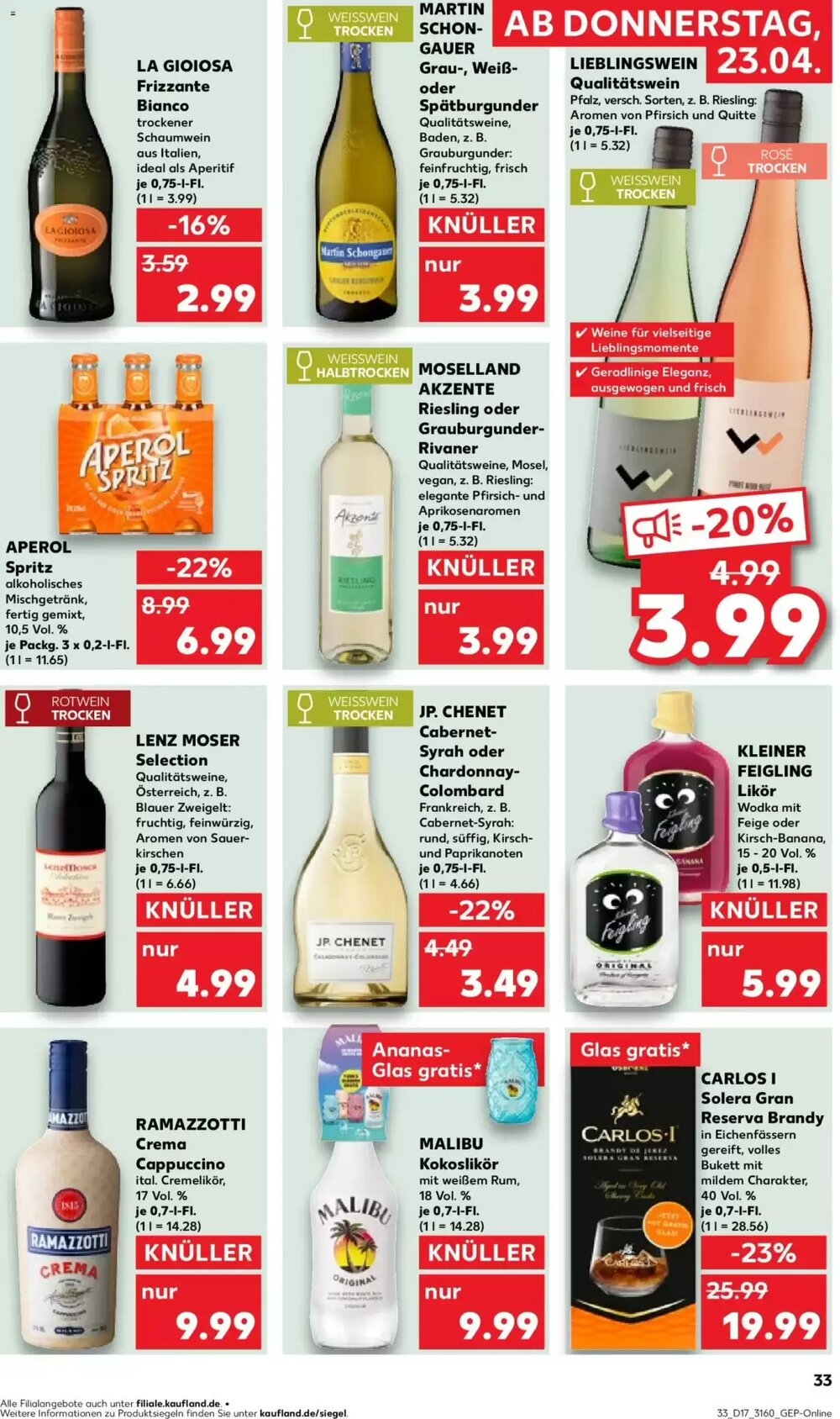 Kaufland Prospekt (ab 23.04.2026) zum Blättern - Seite 33