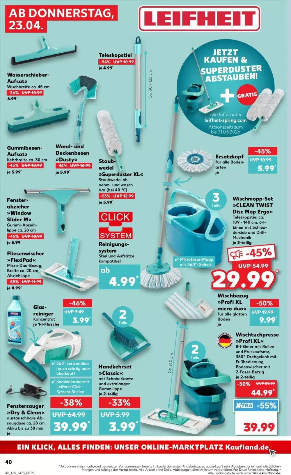 Kaufland Prospekt (ab 23.04.2026) zum Blättern - Seite 40