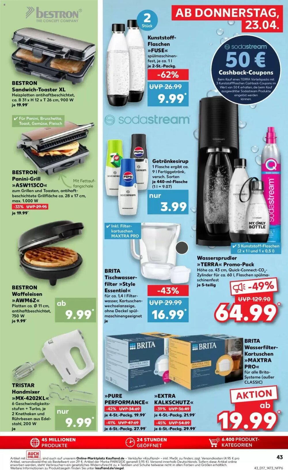 Kaufland Prospekt (ab 23.04.2026) zum Blättern - Seite 43