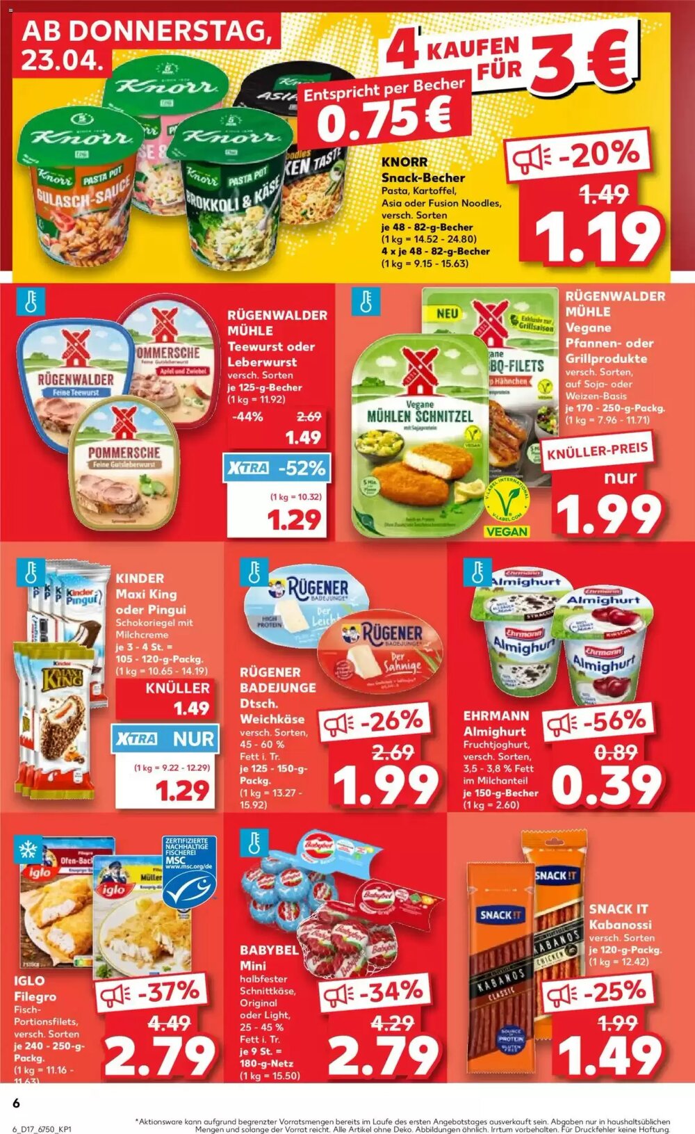 Kaufland Prospekt (ab 23.04.2026) zum Blättern - Seite 6