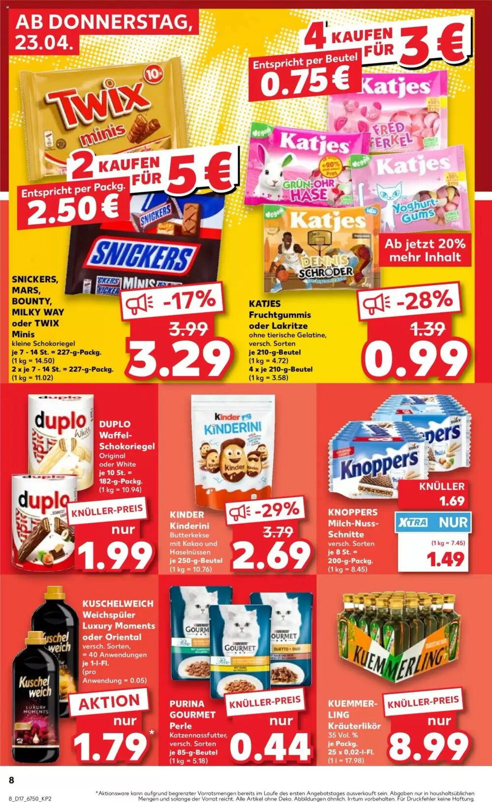 Kaufland Prospekt (ab 23.04.2026) zum Blättern - Seite 8