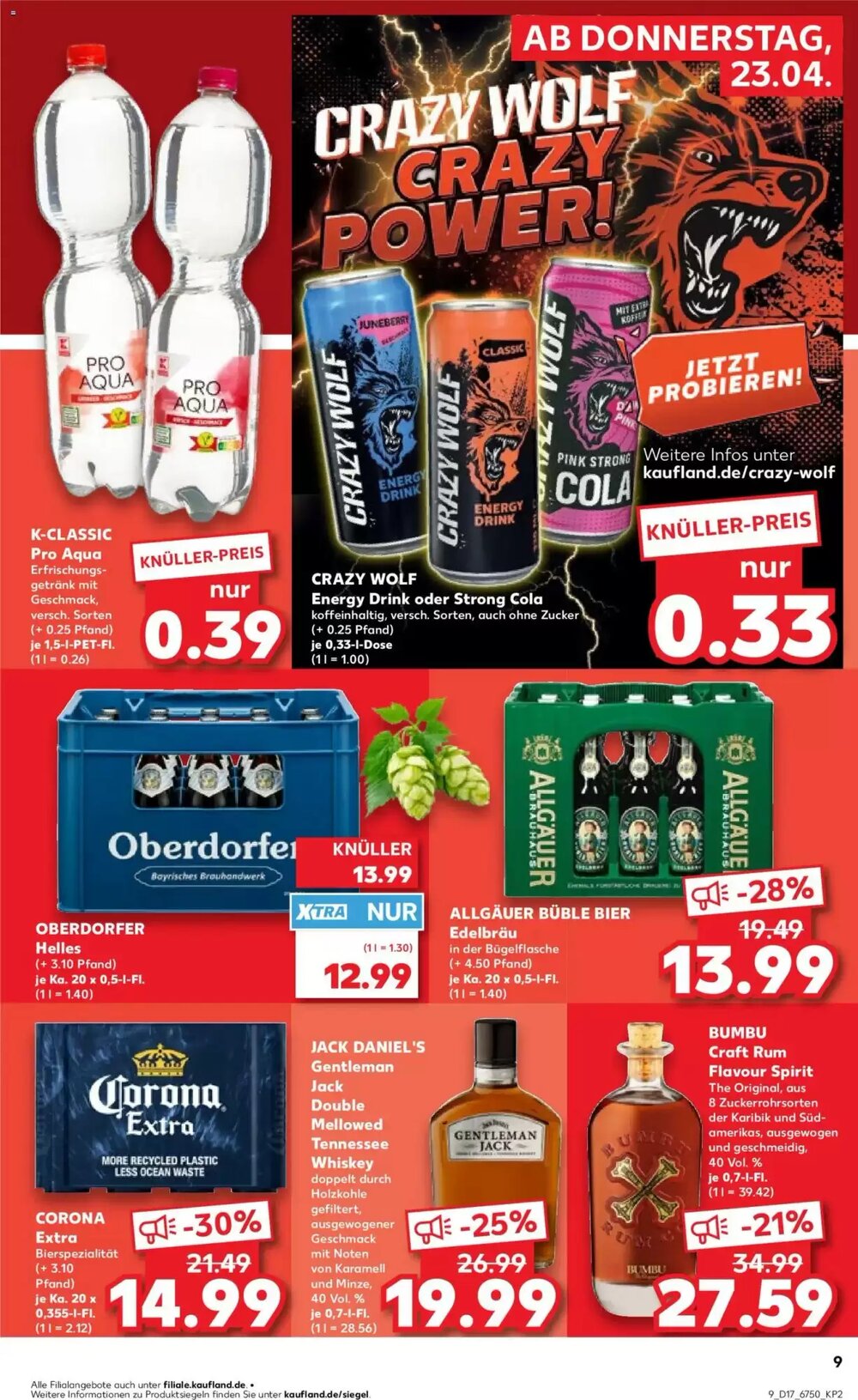 Kaufland Prospekt (ab 23.04.2026) zum Blättern - Seite 9