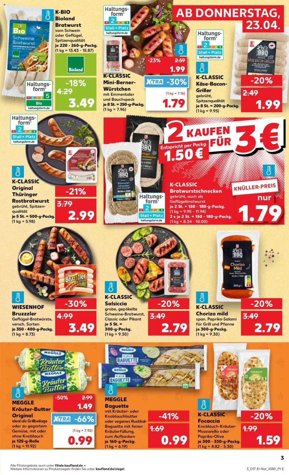 Kaufland Prospekt (ab 23.04.2026) zum Blättern - Seite 3