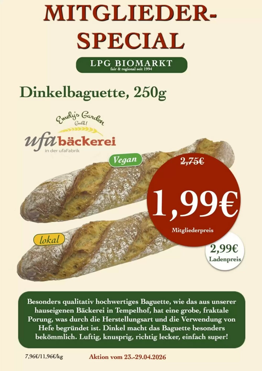 LPG Biomarkt Prospekt (ab 23.04.2026) zum Blättern - Seite 18