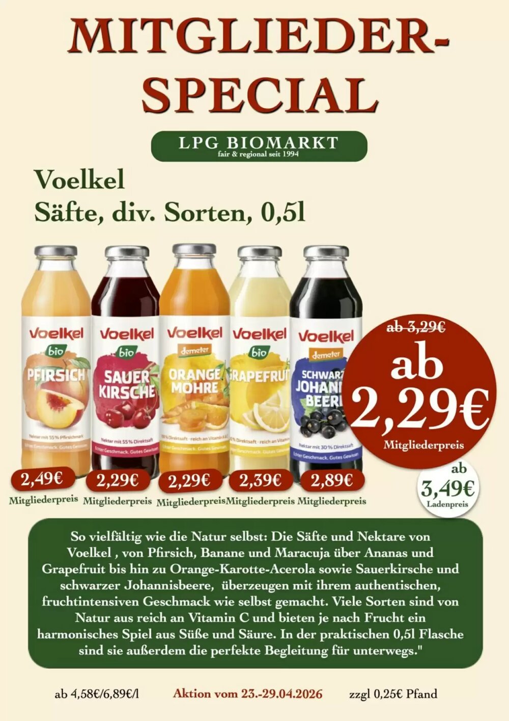 LPG Biomarkt Prospekt (ab 23.04.2026) zum Blättern - Seite 7