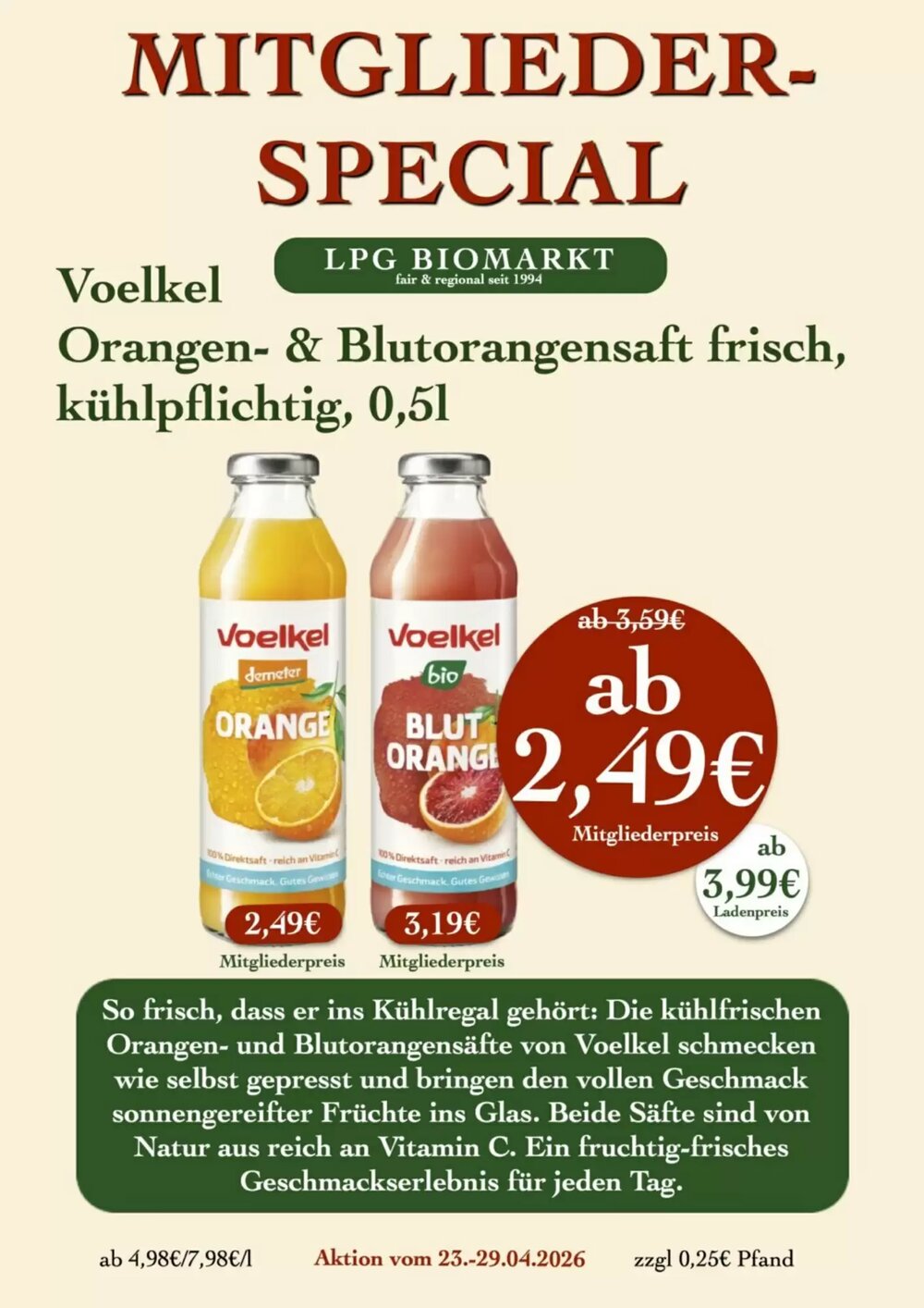 LPG Biomarkt Prospekt (ab 23.04.2026) zum Blättern - Seite 8