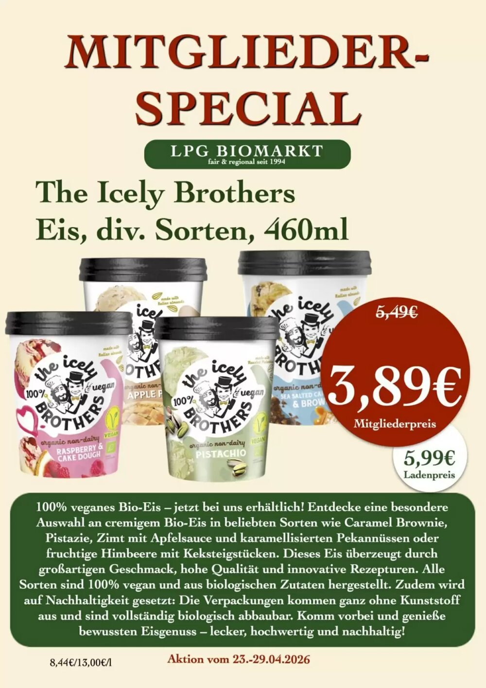 LPG Biomarkt Prospekt (ab 23.04.2026) zum Blättern - Seite 9