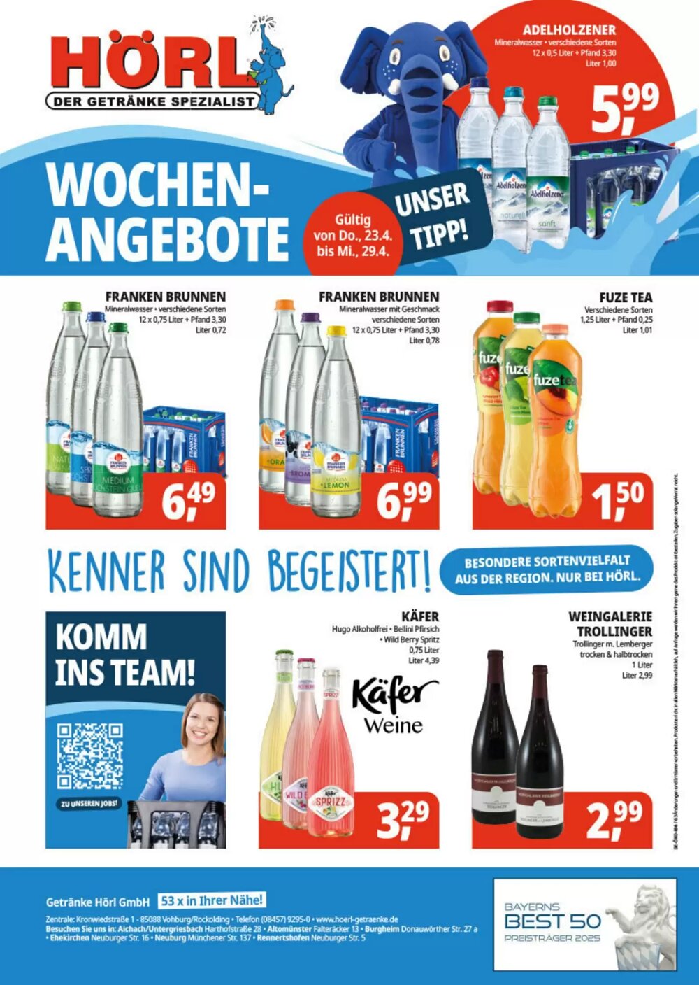 Hörl Getränke Prospekt (ab 23.04.2026) zum Blättern - Seite 2