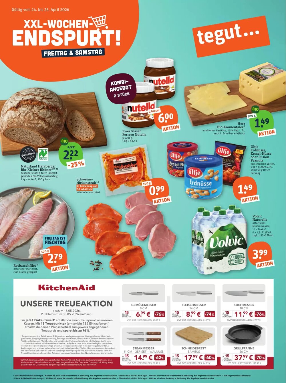 tegut Prospekt (ab 24.04.2026) zum Blättern - Seite 1