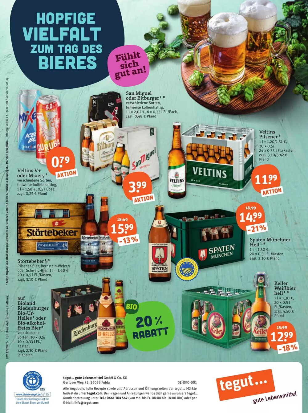 tegut Prospekt (ab 24.04.2026) zum Blättern - Seite 23