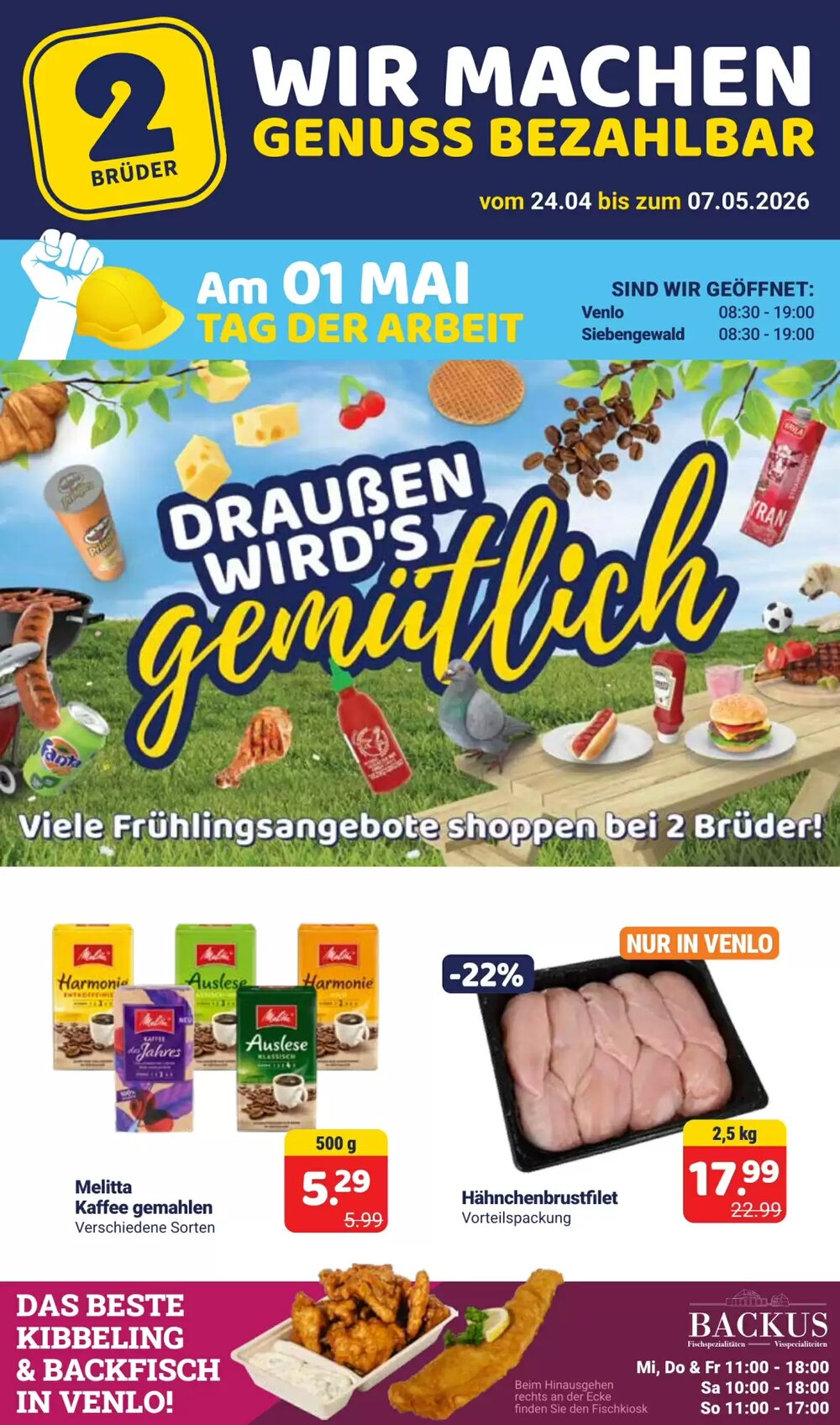 2Brüder Prospekt (ab 24.04.2026) zum Blättern - Seite 1