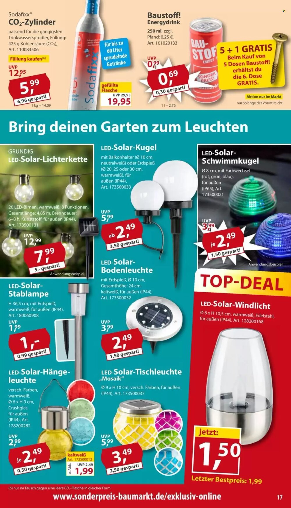 Sonderpreis Baumarkt Prospekt (ab 25.04.2026) zum Blättern - Seite 17