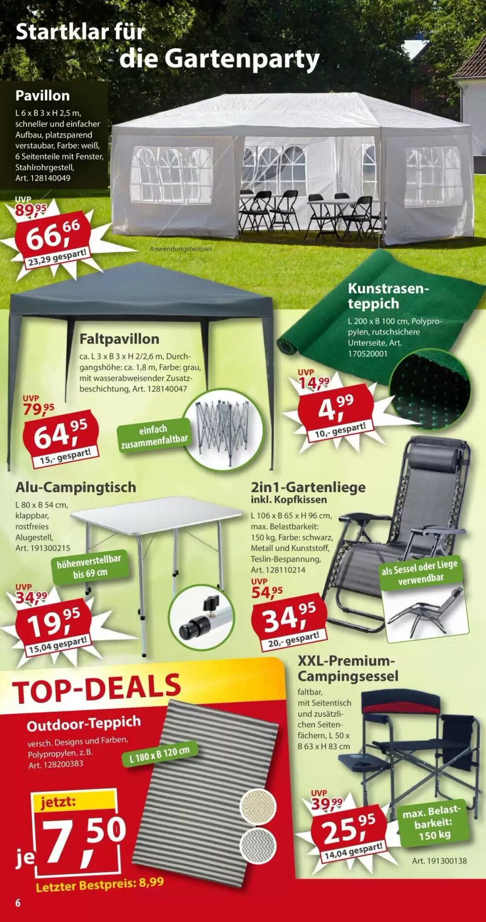 Sonderpreis Baumarkt Prospekt (ab 25.04.2026) zum Blättern - Seite 6