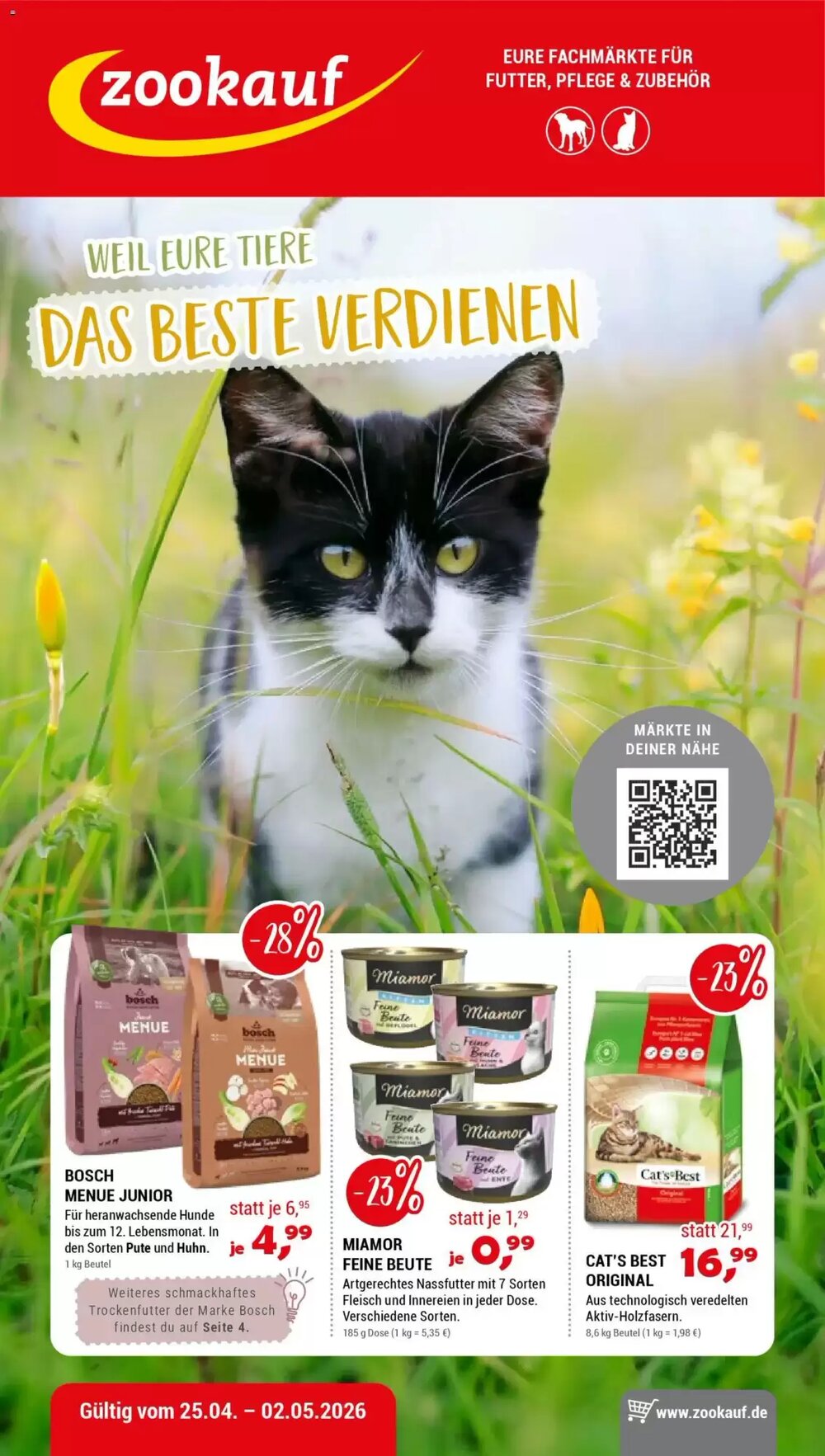 Zookauf Prospekt (ab 25.04.2026) zum Blättern - Seite 1