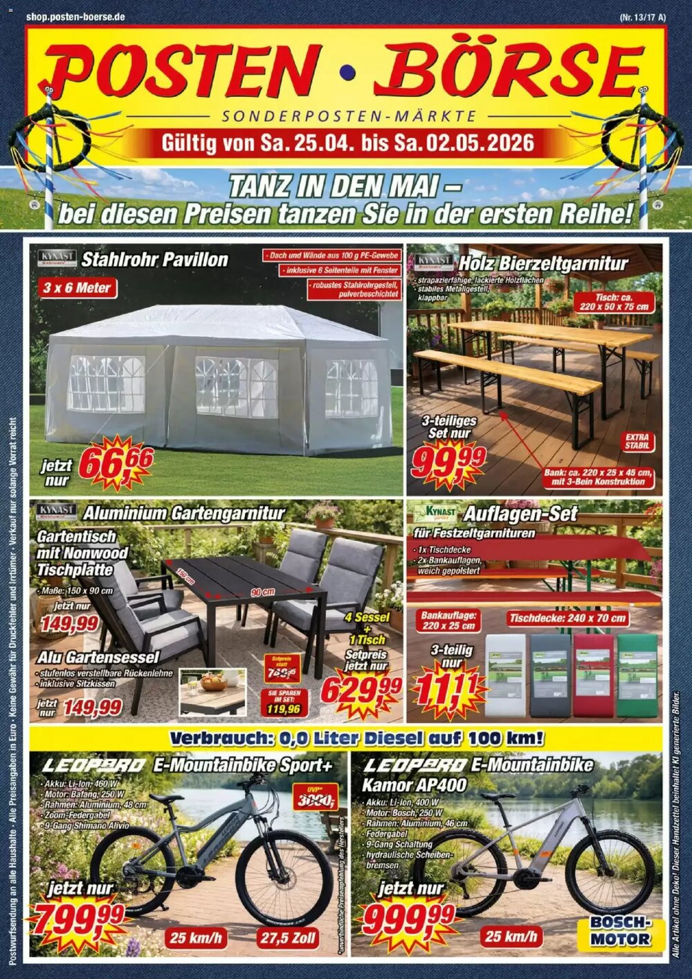 Posten Börse Prospekt (ab 25.04.2026) zum Blättern - Seite 1