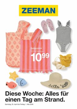 Zeeman Prospekt (ab 25.04.2026) zum Blättern