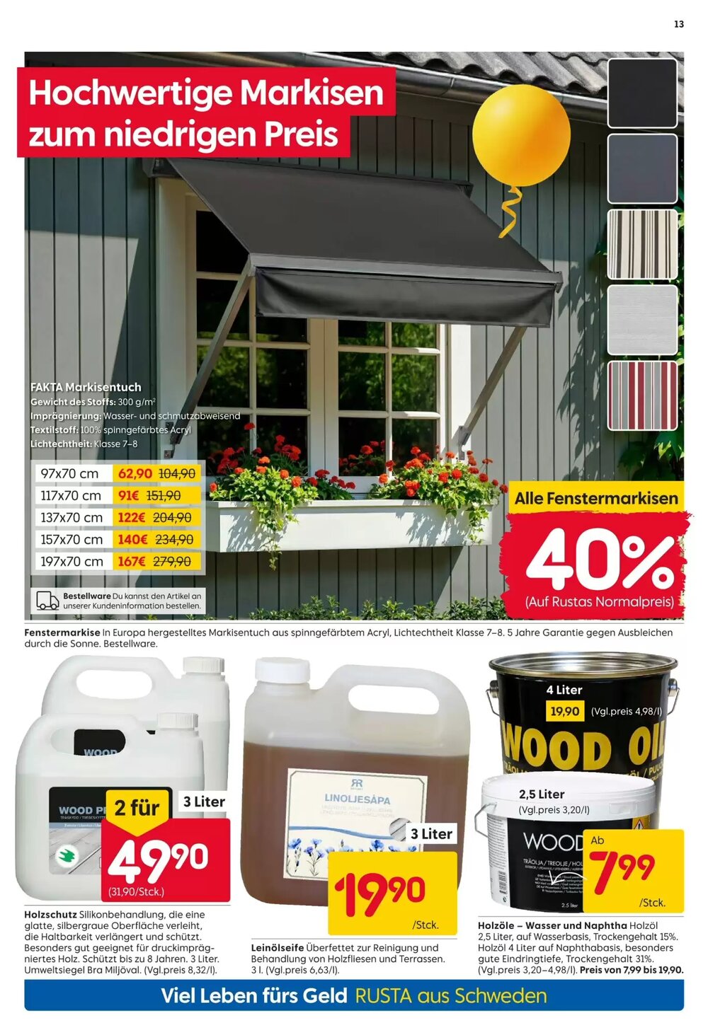 Rusta Prospekt (ab 25.04.2026) zum Blättern - Seite 13