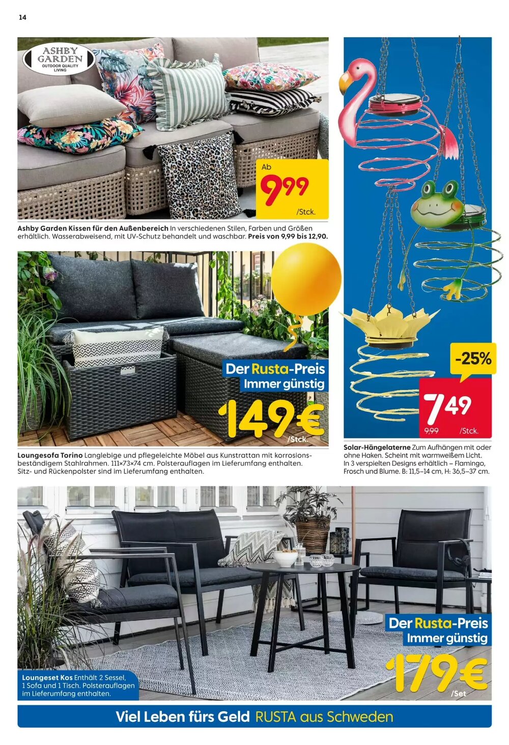 Rusta Prospekt (ab 25.04.2026) zum Blättern - Seite 14