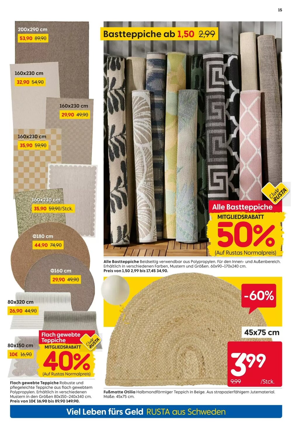 Rusta Prospekt (ab 25.04.2026) zum Blättern - Seite 15