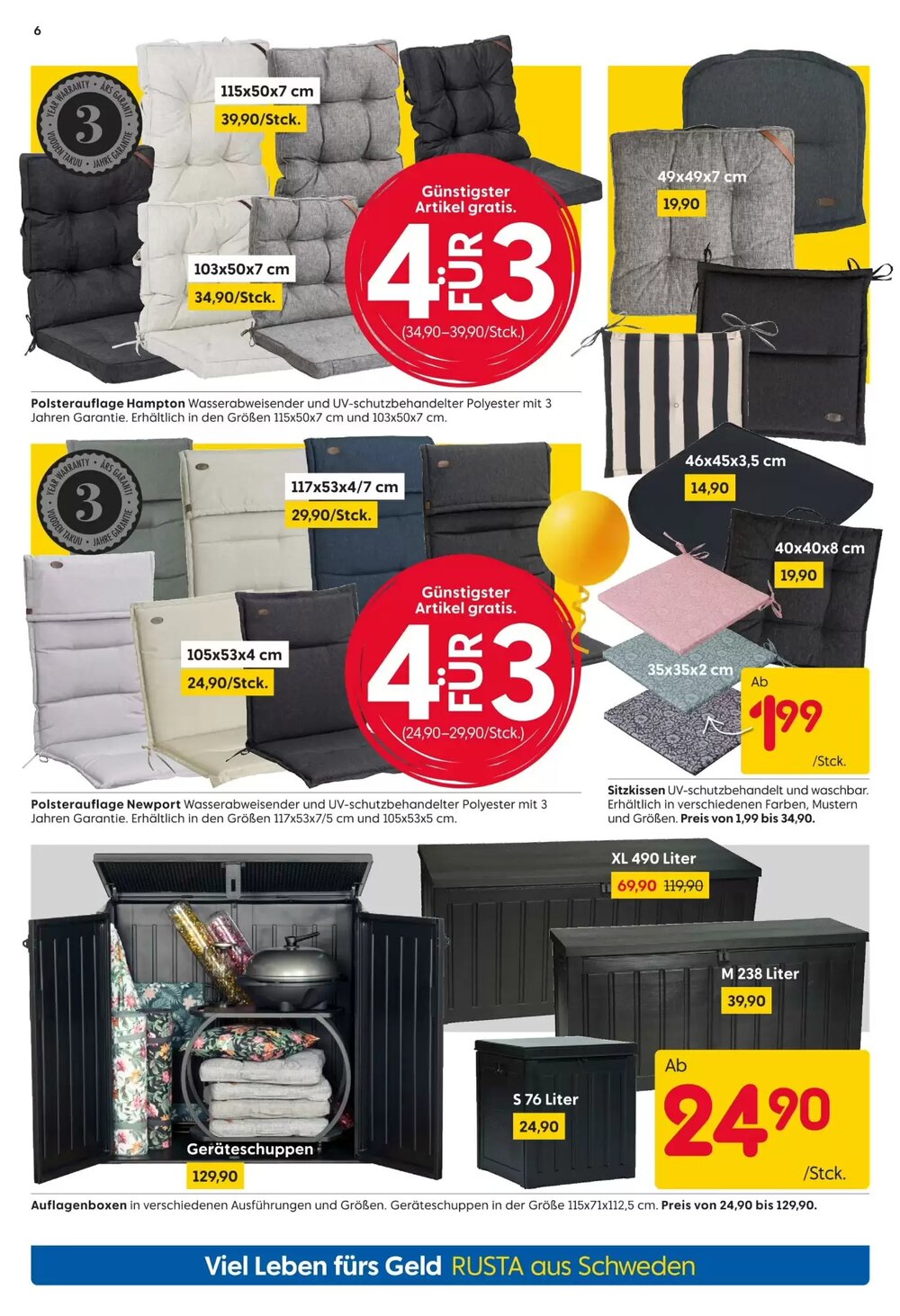Rusta Prospekt (ab 25.04.2026) zum Blättern - Seite 6