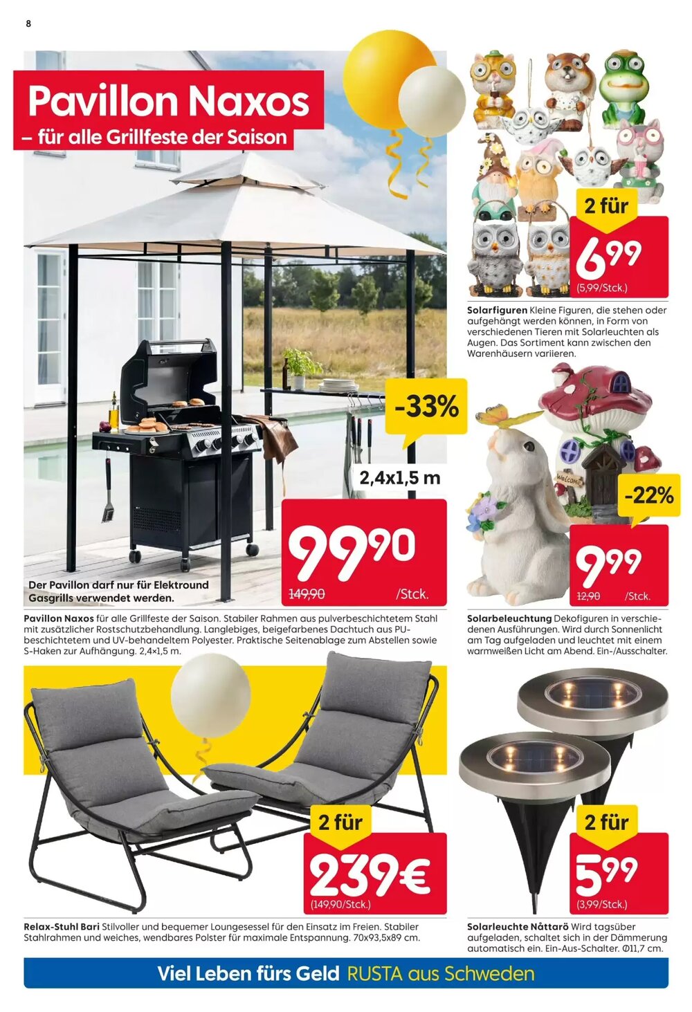 Rusta Prospekt (ab 25.04.2026) zum Blättern - Seite 8