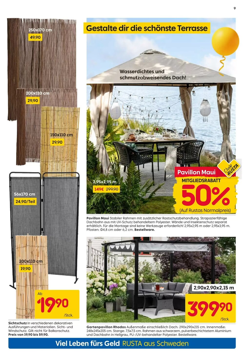 Rusta Prospekt (ab 25.04.2026) zum Blättern - Seite 9