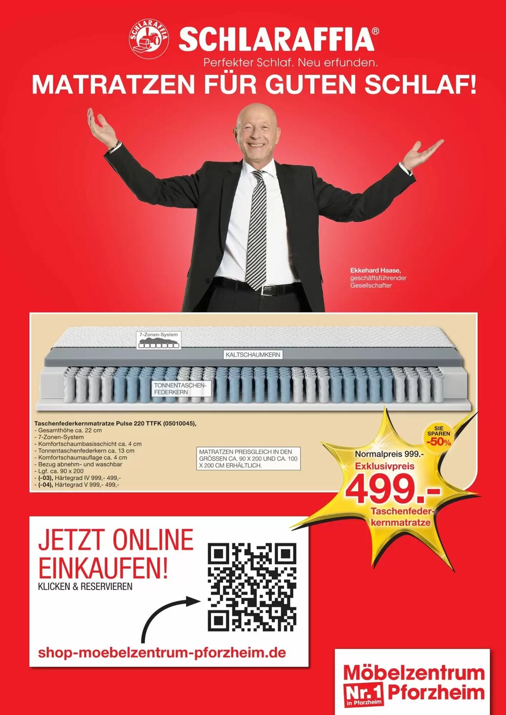 Möbelzentrum Pforzheim Prospekt (ab 25.04.2026) zum Blättern - Seite 1