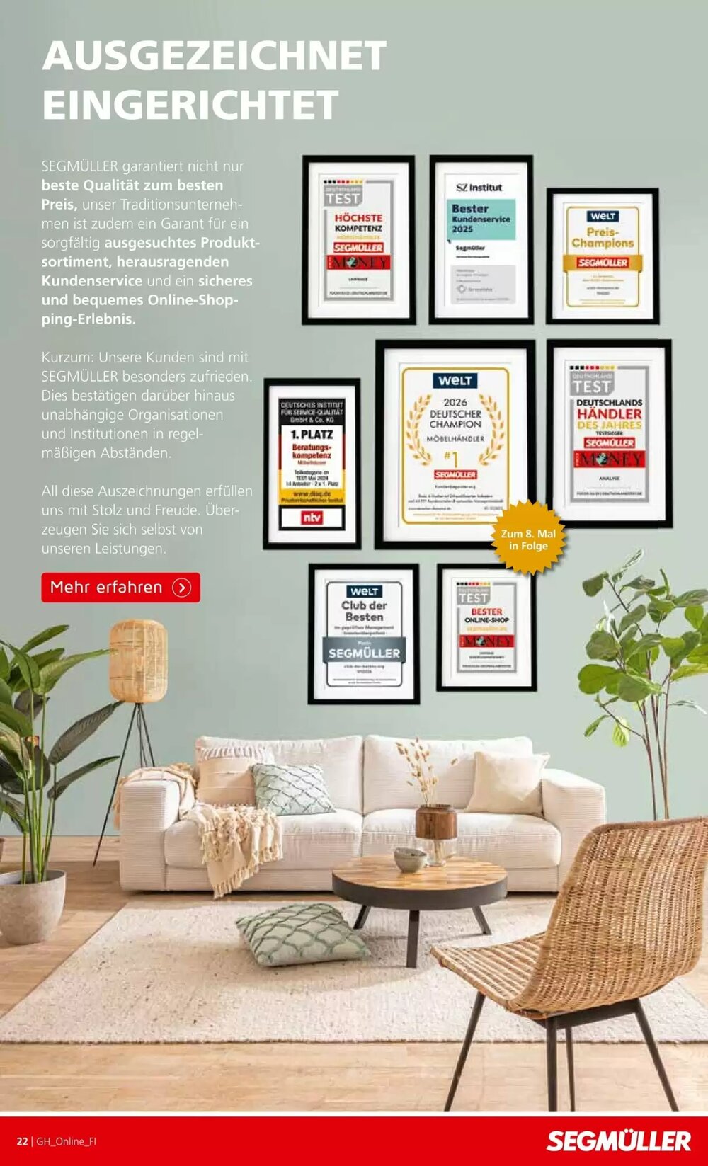 Segmüller Prospekt (ab 25.04.2026) zum Blättern - Seite 8