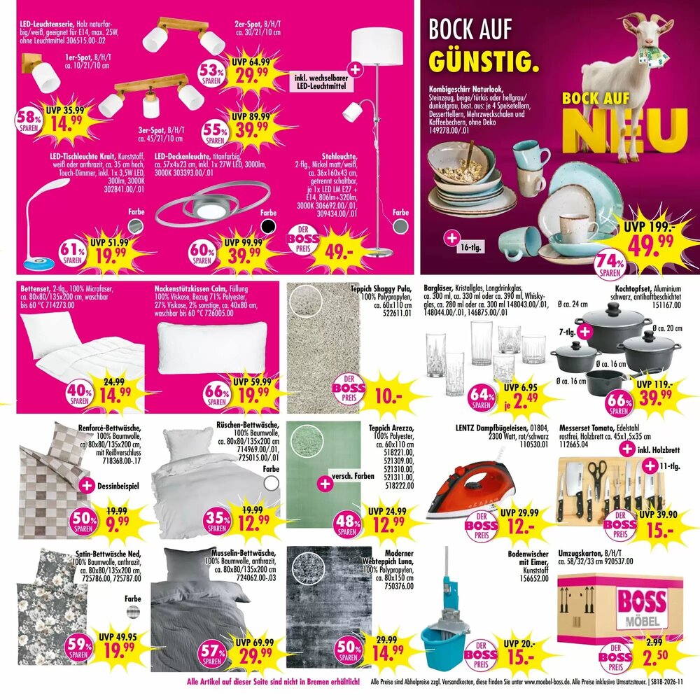 Möbel Boss Prospekt (ab 25.04.2026) zum Blättern - Seite 11