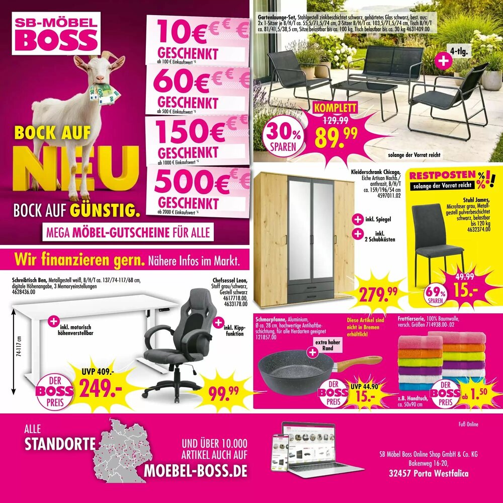 Möbel Boss Prospekt (ab 25.04.2026) zum Blättern - Seite 12