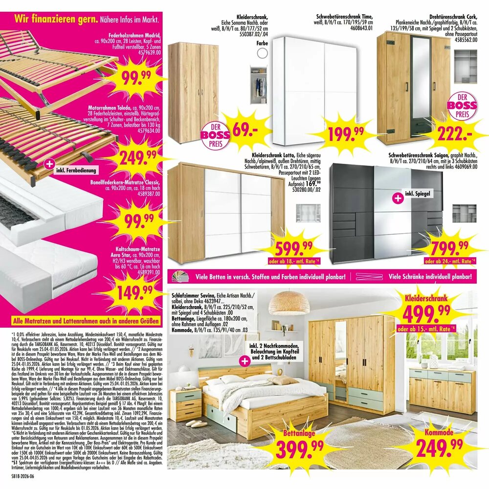 Möbel Boss Prospekt (ab 25.04.2026) zum Blättern - Seite 6
