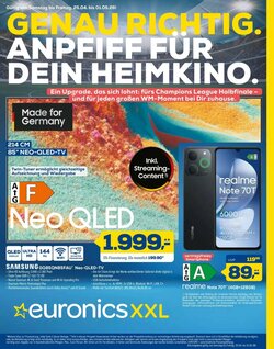 Euronics Prospekt (ab 25.04.2026) zum Blättern