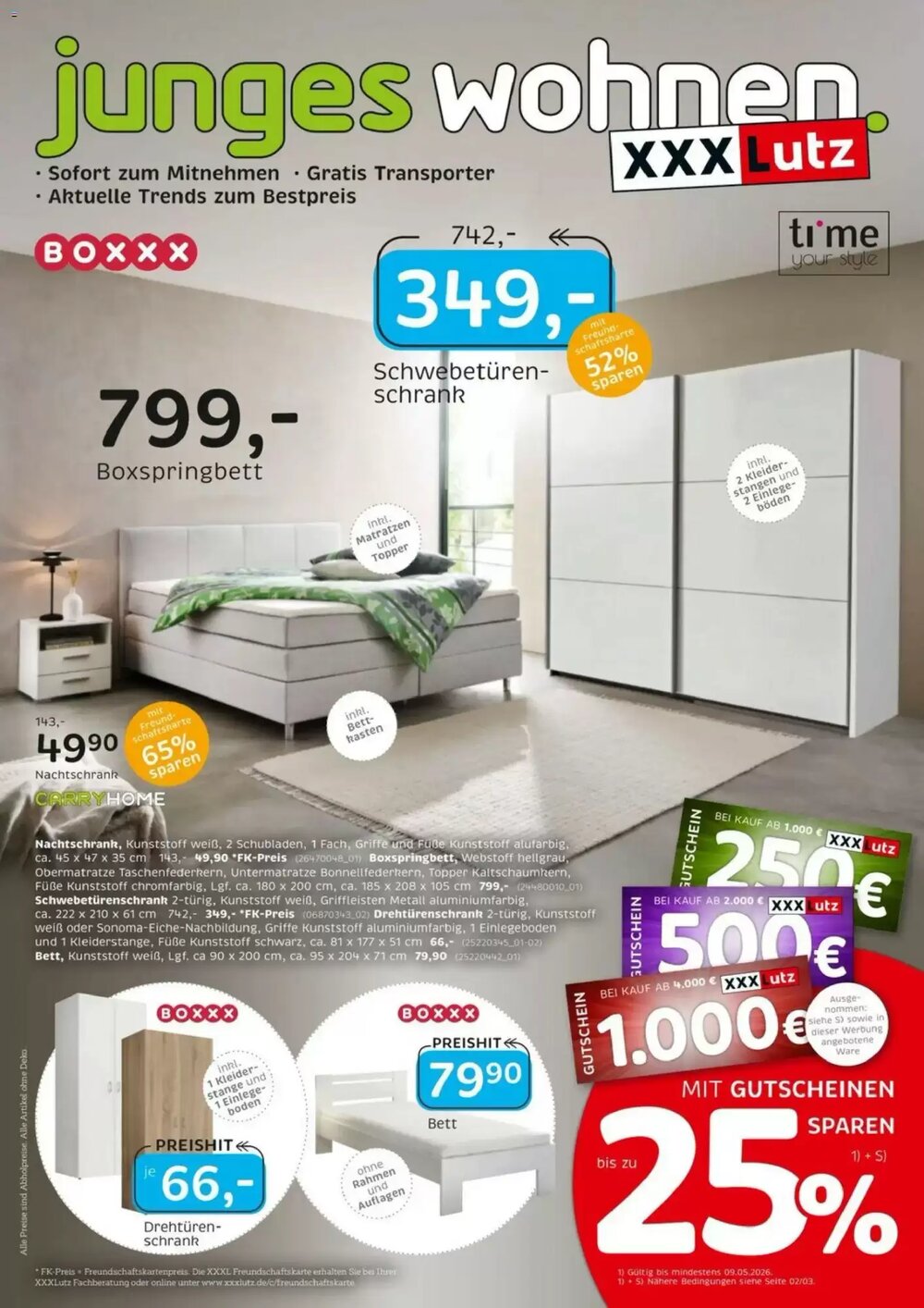 XXXLutz Prospekt (ab 25.04.2026) zum Blättern - Seite 1